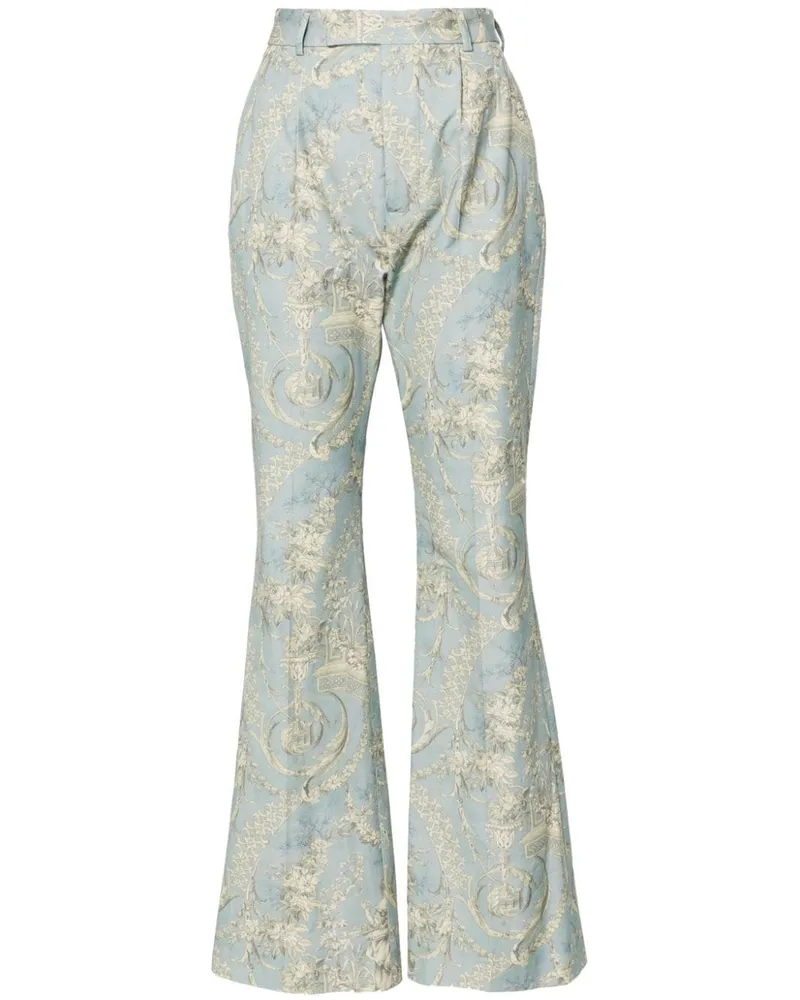 Vivienne Westwood Ausgestellte Ray High-Waist-Hose - Blau Blau