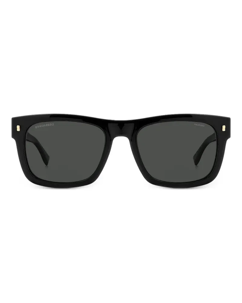 Dsquared2 Brille mit getönten Clip-On-Gläsern - Schwarz Schwarz