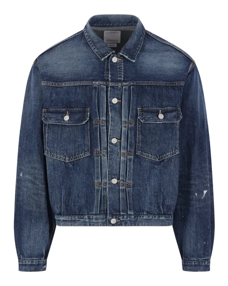 Visvim buttoned denim jacket - Blau Blau