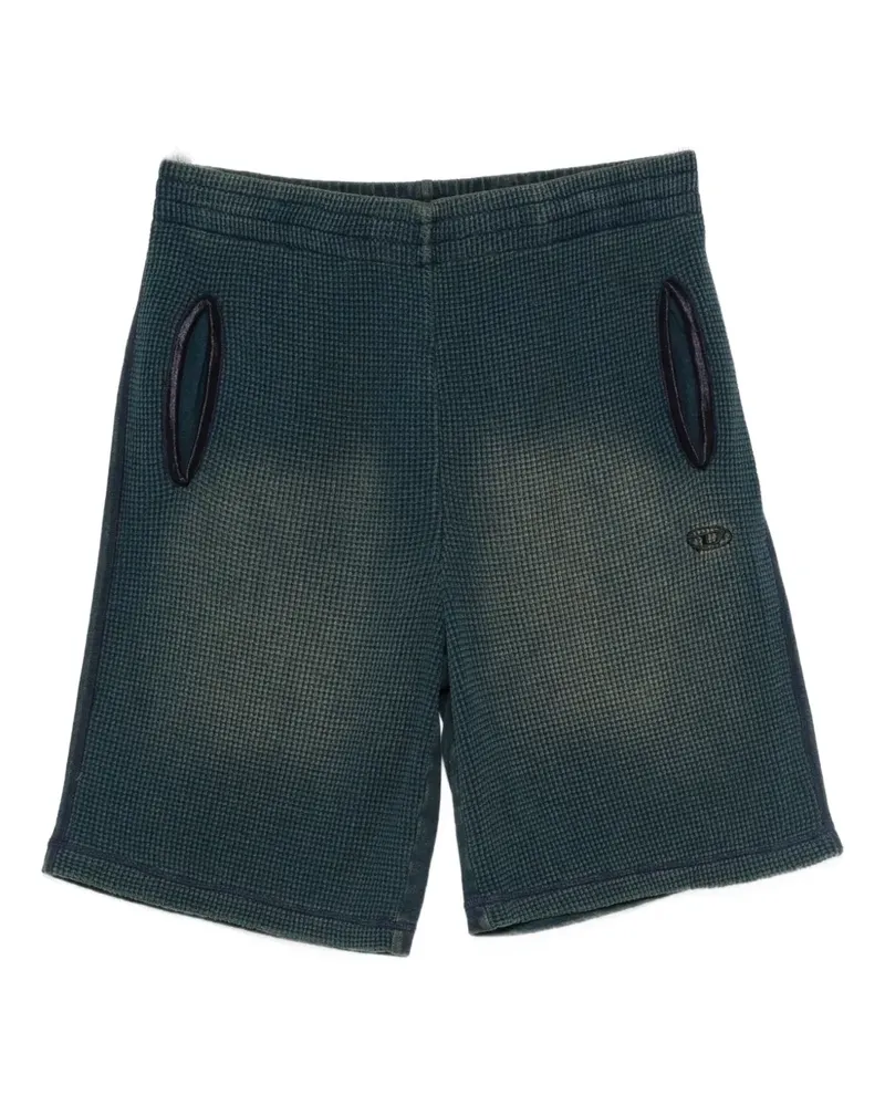Diesel Strukturierte Shorts - Blau Blau