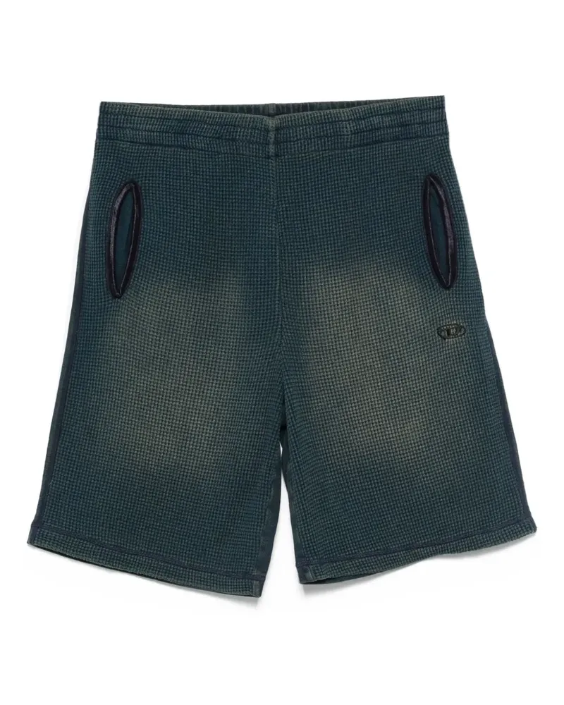 Diesel Strukturierte Shorts - Blau Blau