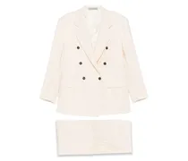 Doppelreihiger T-Loreley19B Anzug mit Tasche - Nude