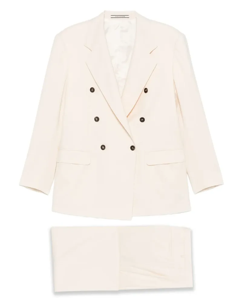 Tagliatore Doppelreihiger T-Loreley19B Anzug mit Tasche - Nude Nude