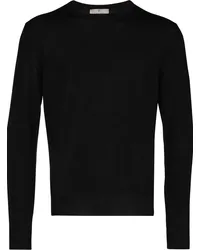 Canali Pullover mit Rundhalsausschnitt Schwarz