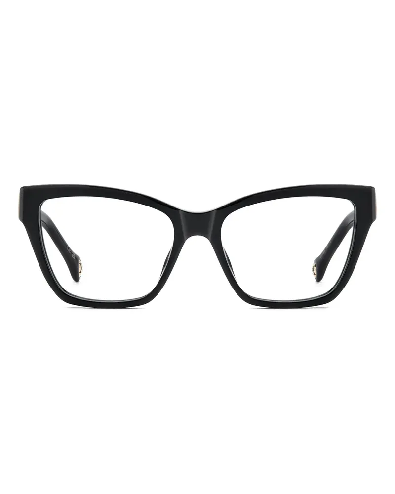 Carolina Herrera New York Brille mit Cat-Eye-Gestell - Schwarz Schwarz