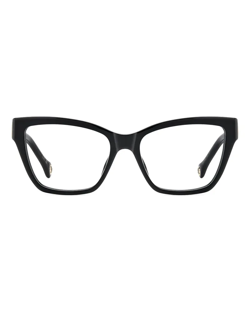 Carolina Herrera New York Brille mit Cat-Eye-Gestell - Schwarz Schwarz