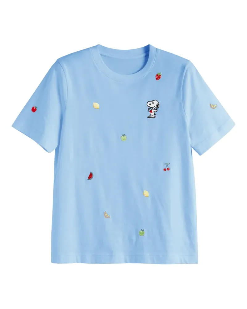 Chinti & Parker Snoopy Fruit T-Shirt - Blau Blau