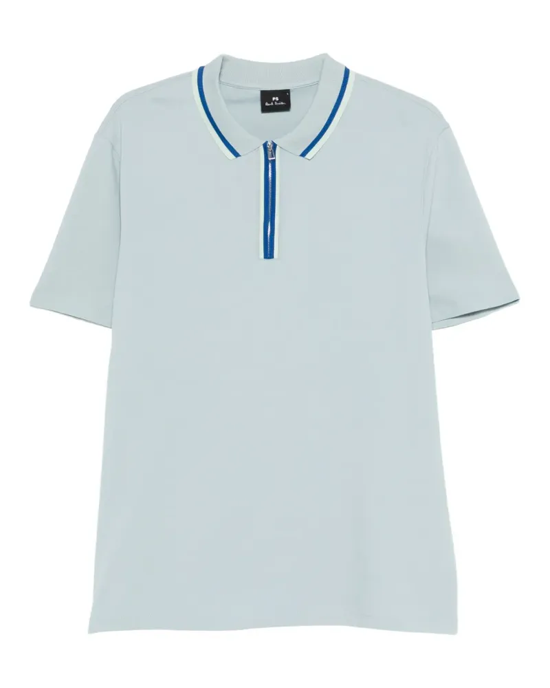 Paul Smith zip-fastening polo shirt - Blau Blau