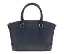 Shopper mit Logo-Applikation - Blau