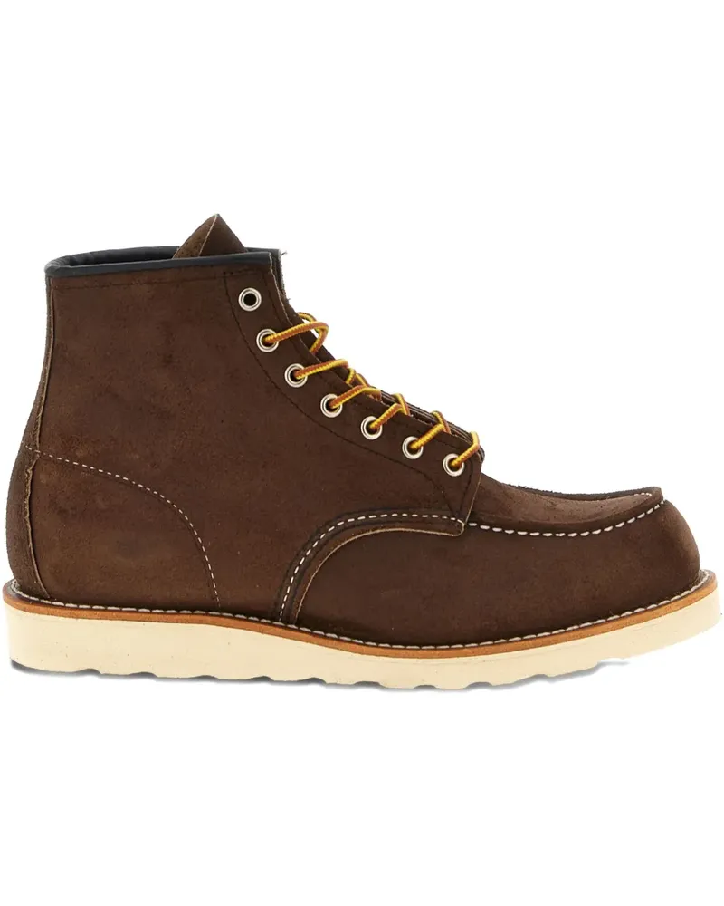 Red Wing Shoes Classic Moc Stiefeletten mit Kontrastnähten - Braun Braun