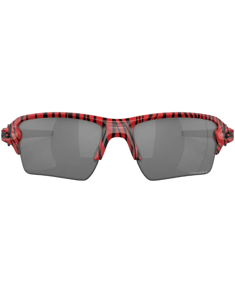 Oakley Eckige Flak 2.0 XL Sonnenbrille - Rot Rot
