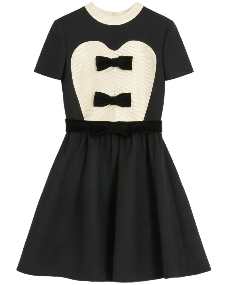 Valentino Garavani Minikleid aus Crepe Couture - Schwarz Schwarz