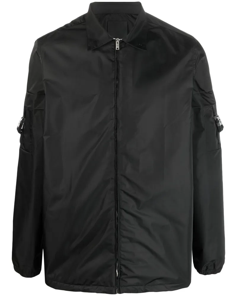 Givenchy Hemd mit Reißverschluss - Schwarz Schwarz