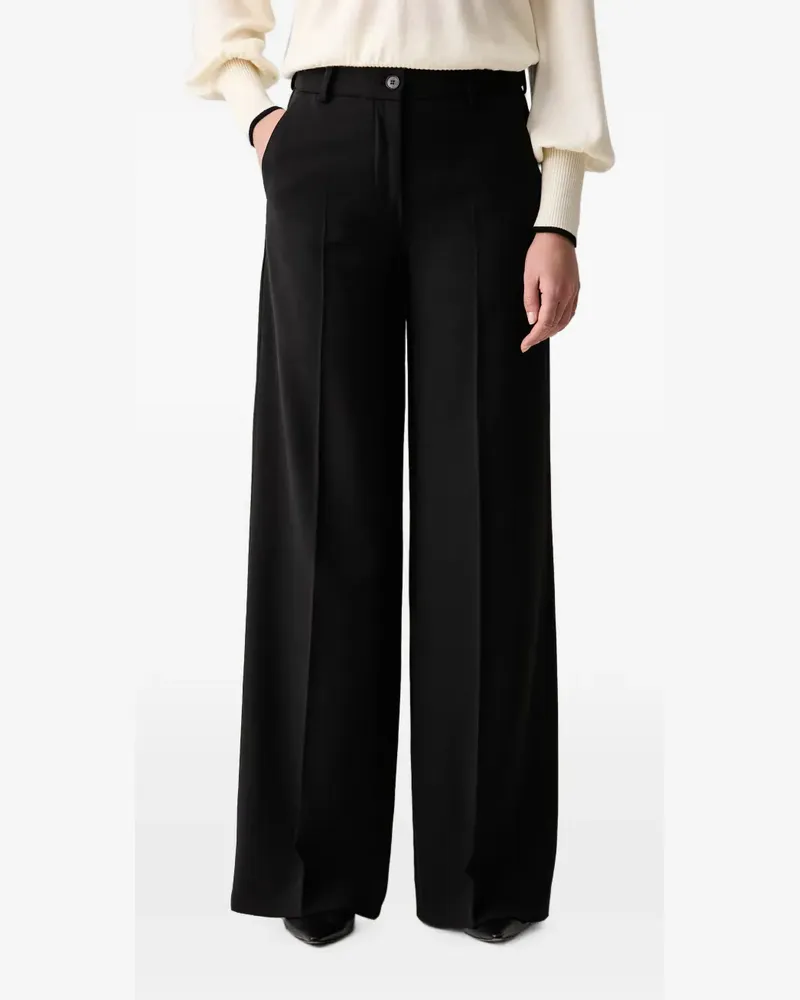 Luisa Spagnoli pressed-crease trousers - Schwarz Schwarz