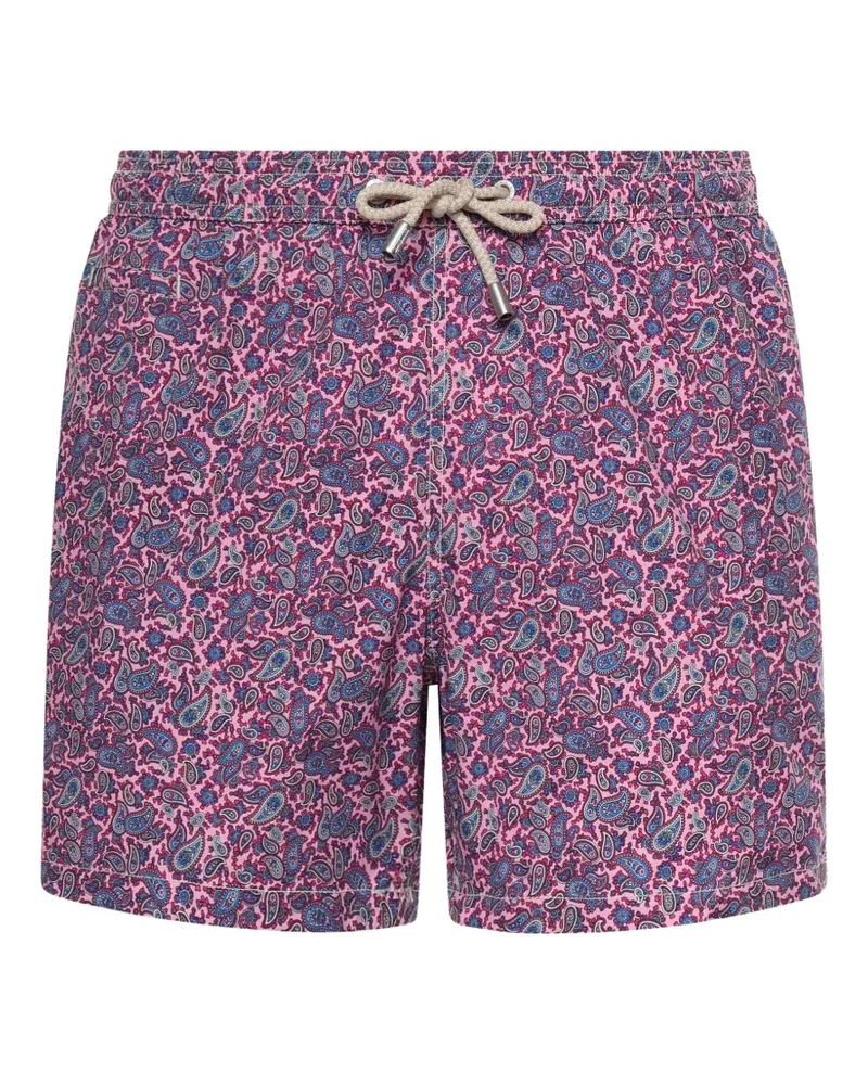 MC2 Saint Barth Lighting paisley-print swim shorts - Rosa Rosa