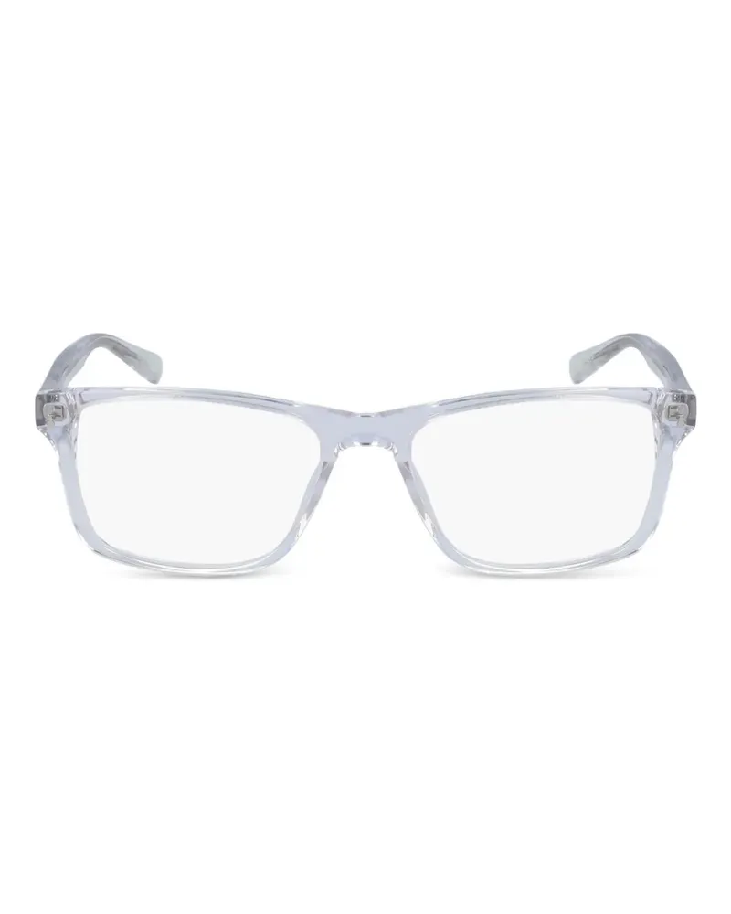 Nike Brille mit eckigem Gestell - Weiß Weiß