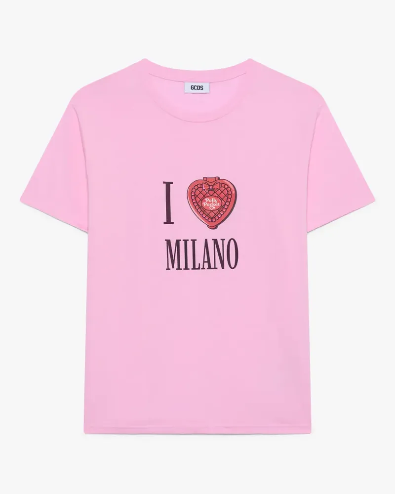 GCDS Polly Pocket Milano T-Shirt - Rosa Rosa