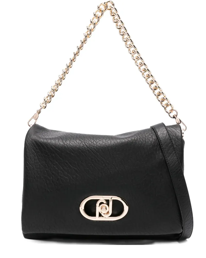 Liu Jo Große Lapuffy Ecs Schultertasche - Schwarz Schwarz