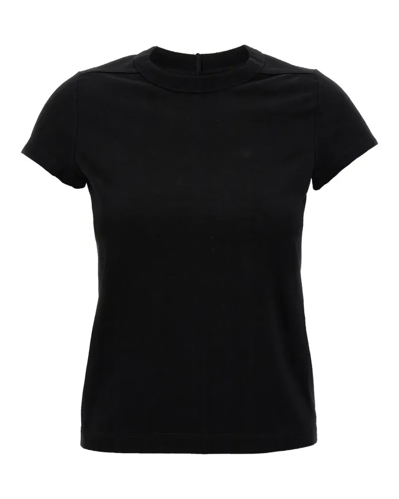 Rick Owens Cropped-T-Shirt - Schwarz Schwarz