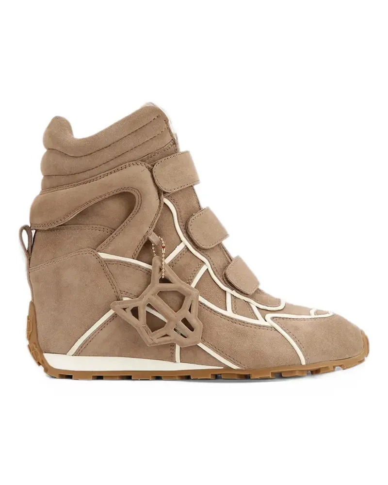 Naked Wolfe Element touch-strap sneakers - Nude Nude