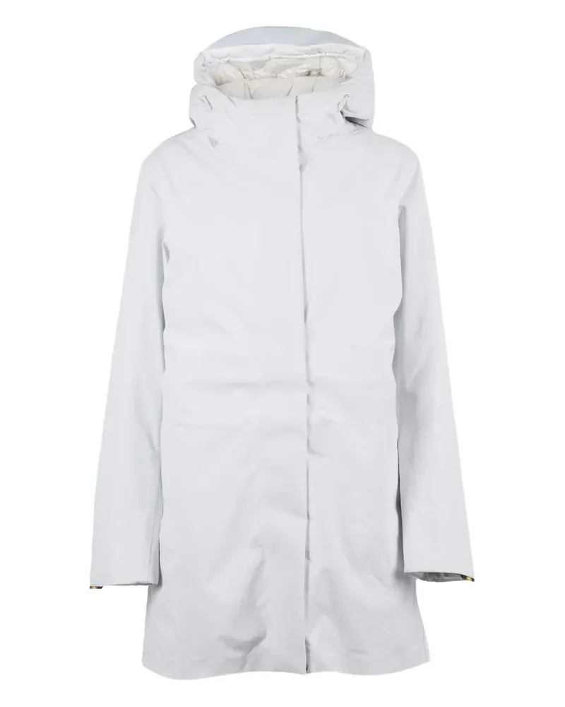 K-Way hooded padded jacket - Grau Grau