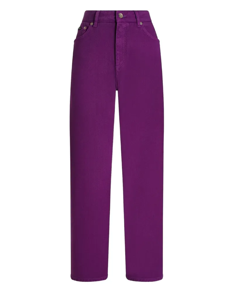 Dolce & Gabbana Jeans aus Baumwolle - Violett Violett