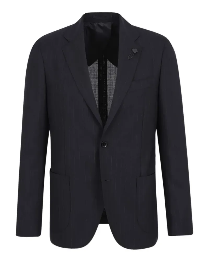 LARDINI striped two-piece suit - Blau Blau