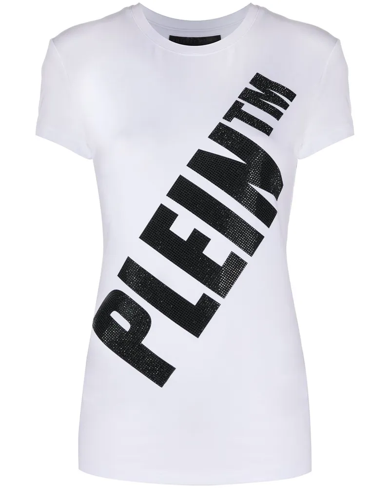 Philipp Plein T-Shirt mit Logo-Print - Weiß Weiß