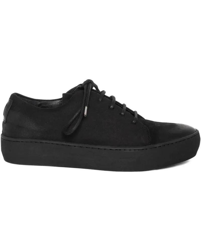 Hannes Roether platform lace-up sneakers - Schwarz Schwarz
