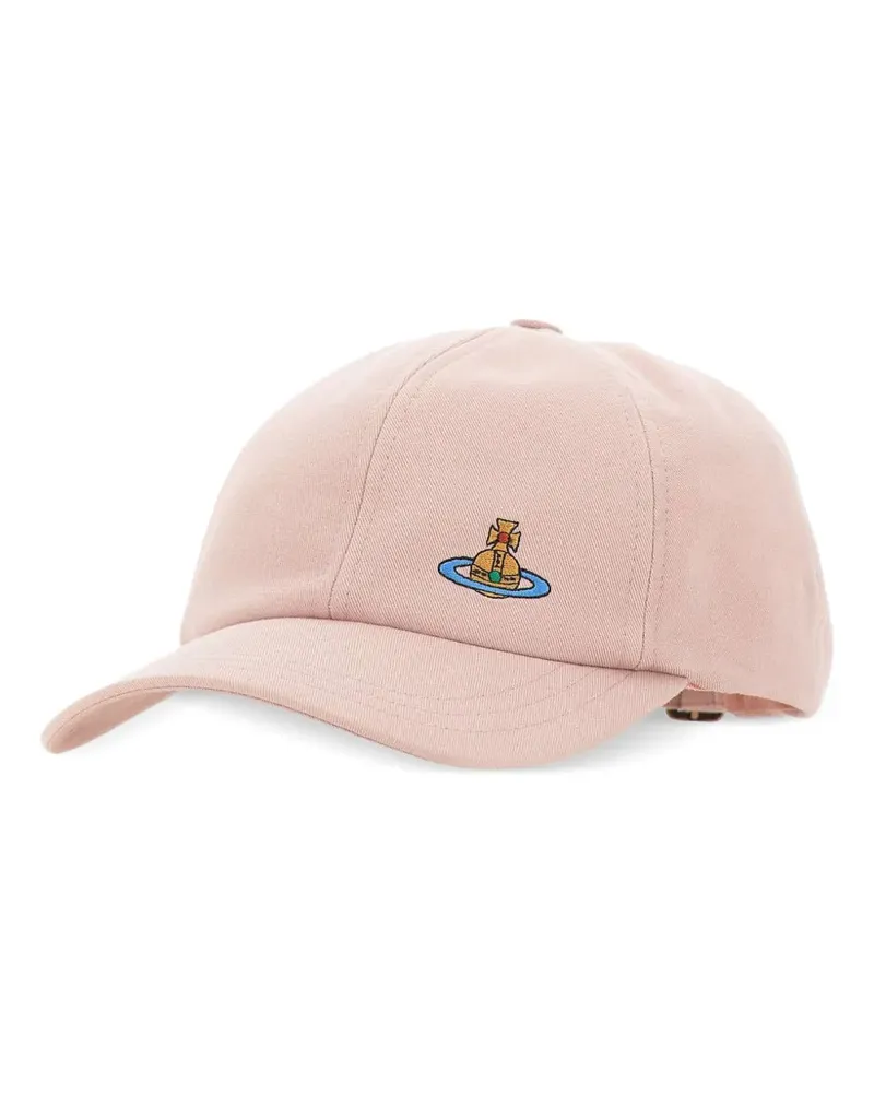 Vivienne Westwood Baseballkappe mit Orb-Stickerei - Rosa Rosa