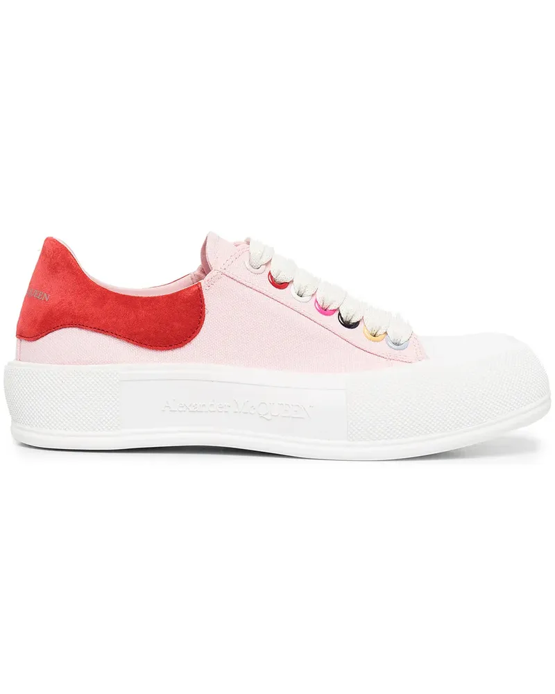 Alexander McQueen Sneakers aus Canvas - Rosa Rosa