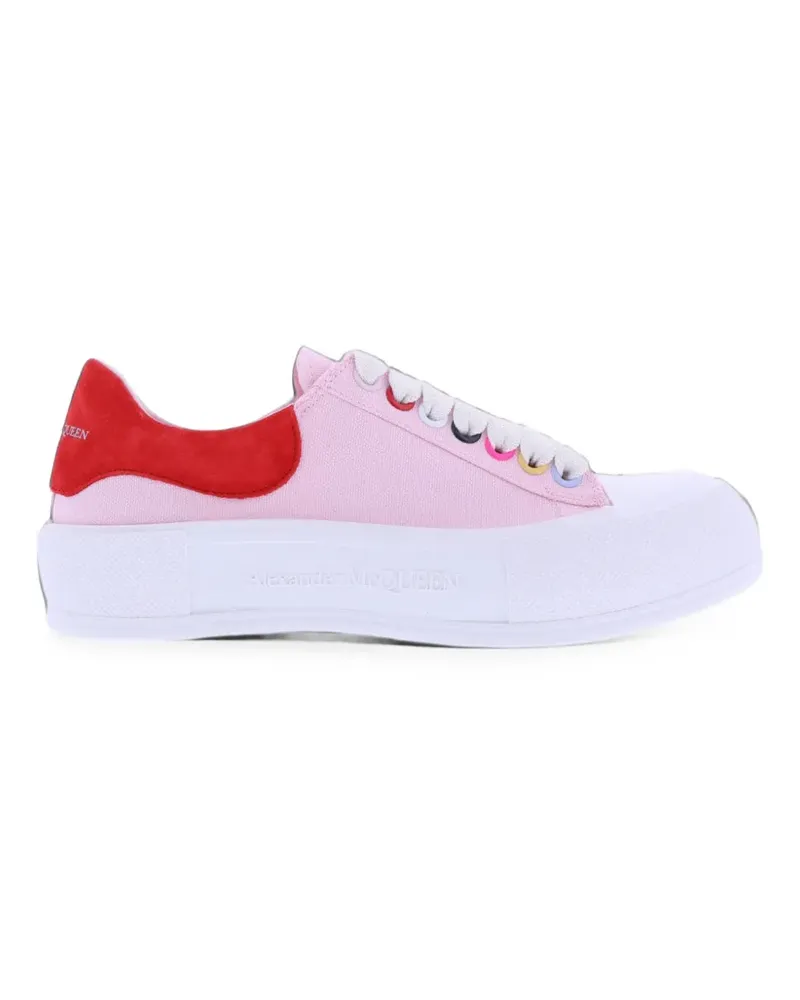 Alexander McQueen Sneakers aus Canvas - Rosa Rosa