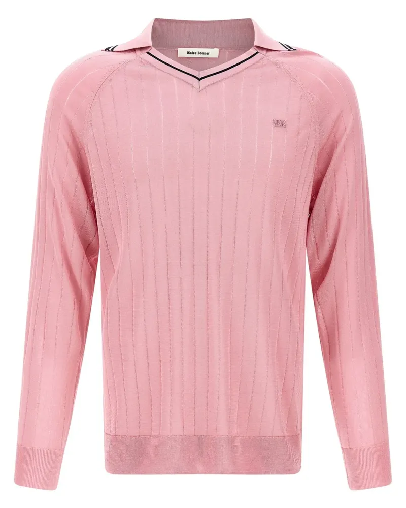Wales Bonner Roots Pullover - Rosa Rosa