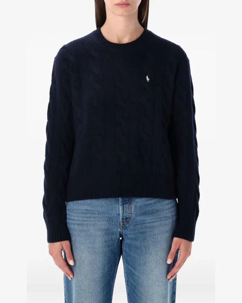 Ralph Lauren Pullover mit Zopfmuster - Blau Blau