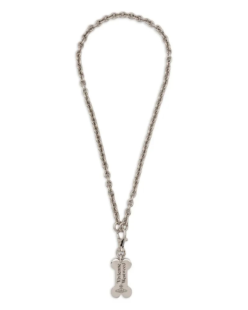 Vivienne Westwood Bone Halskette mit Anhänger - Silber Silber