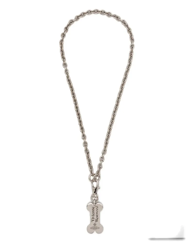 Vivienne Westwood Bone Halskette mit Anhänger - Silber Silber