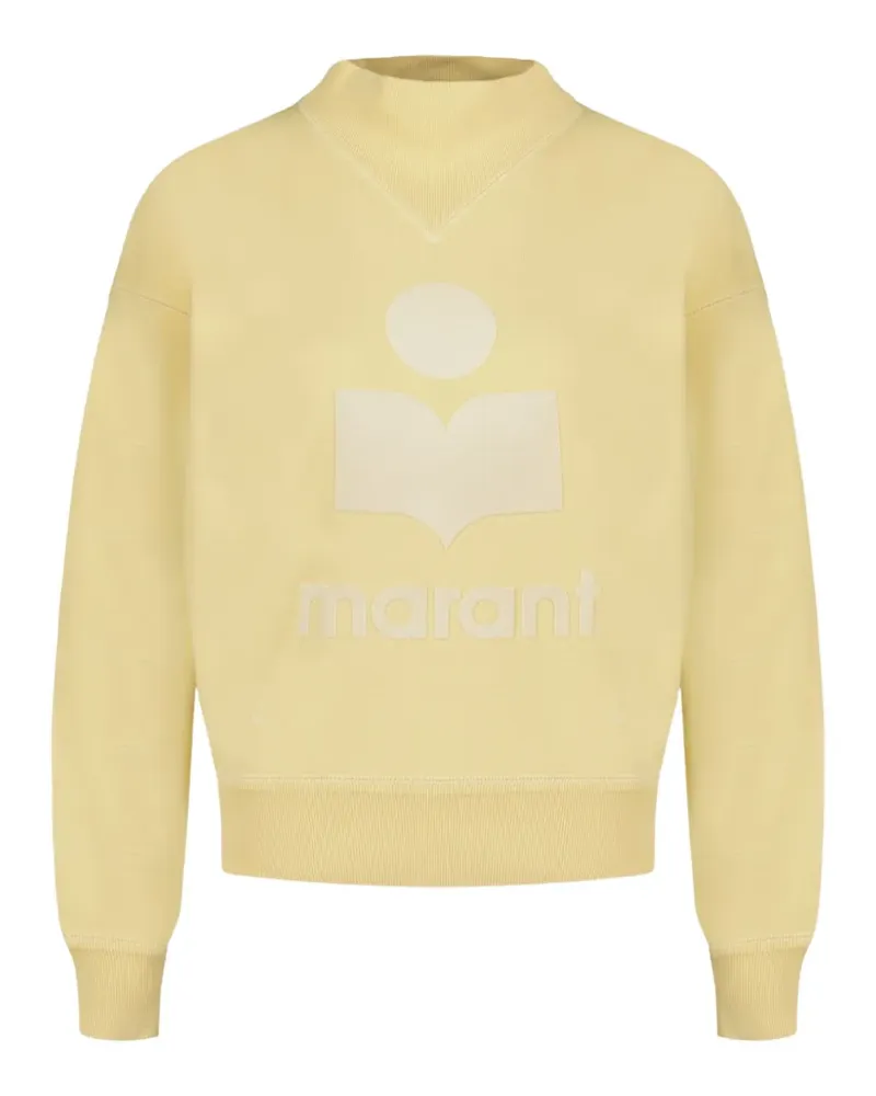Isabel Marant Moby logo-print sweater - Gelb Gelb