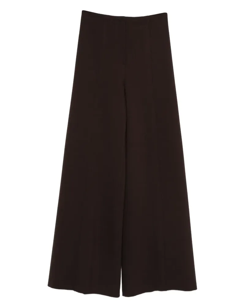 Liviana Conti Hose mit weitem Bein - Braun Braun