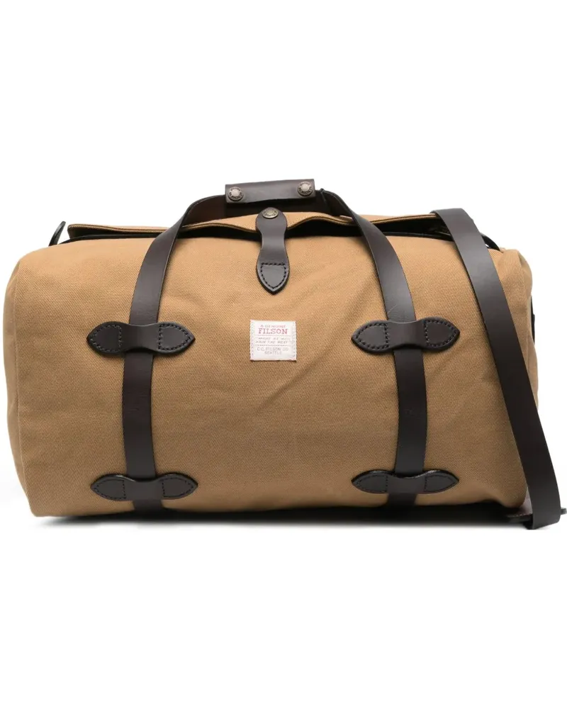 Filson Tote Bag mit Lederriemen - Braun Braun