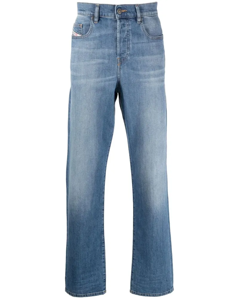 Diesel D-Viker Straight-Leg-Jeans - Blau Blau