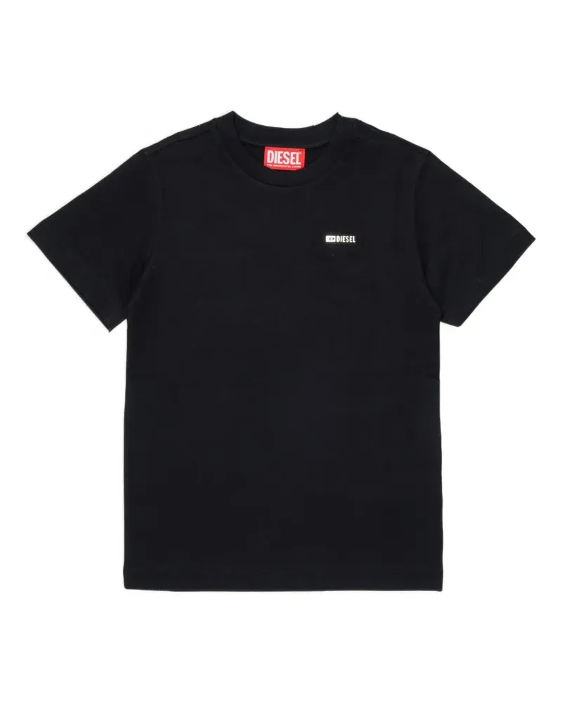 Diesel logo-print t-shirt - Schwarz Schwarz