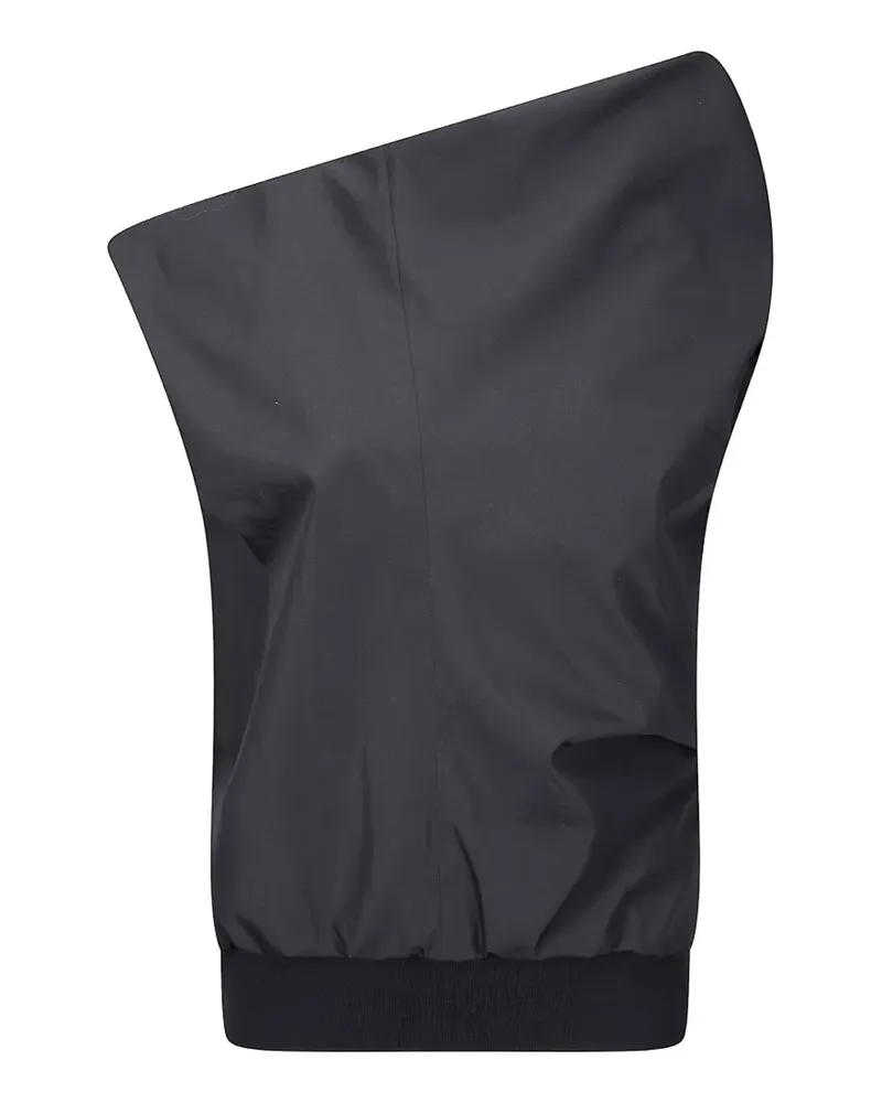 Sacai poplin pullover top - Grau Grau