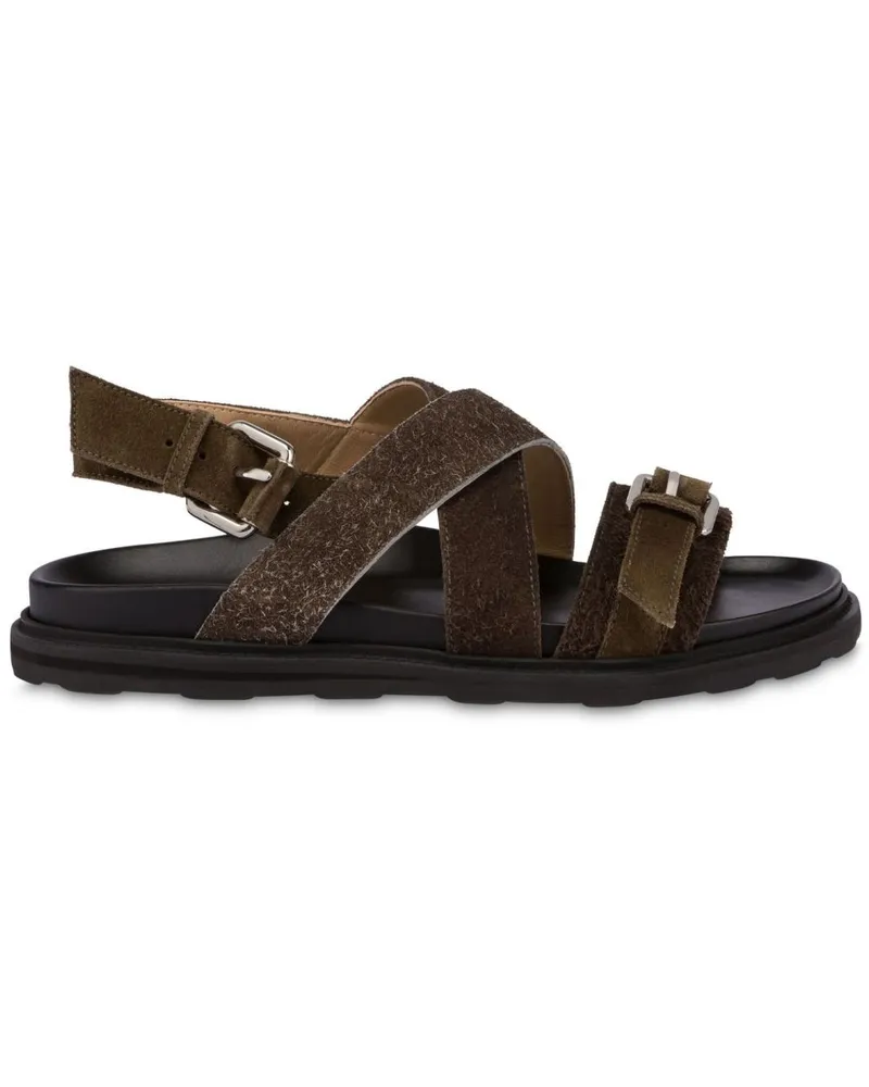 Moschino Sandalen aus Wildleder - Braun Braun