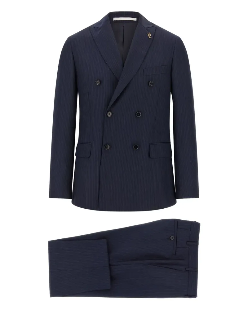 Pal Zileri pinstriped double-breasted Lord dress - Blau Blau