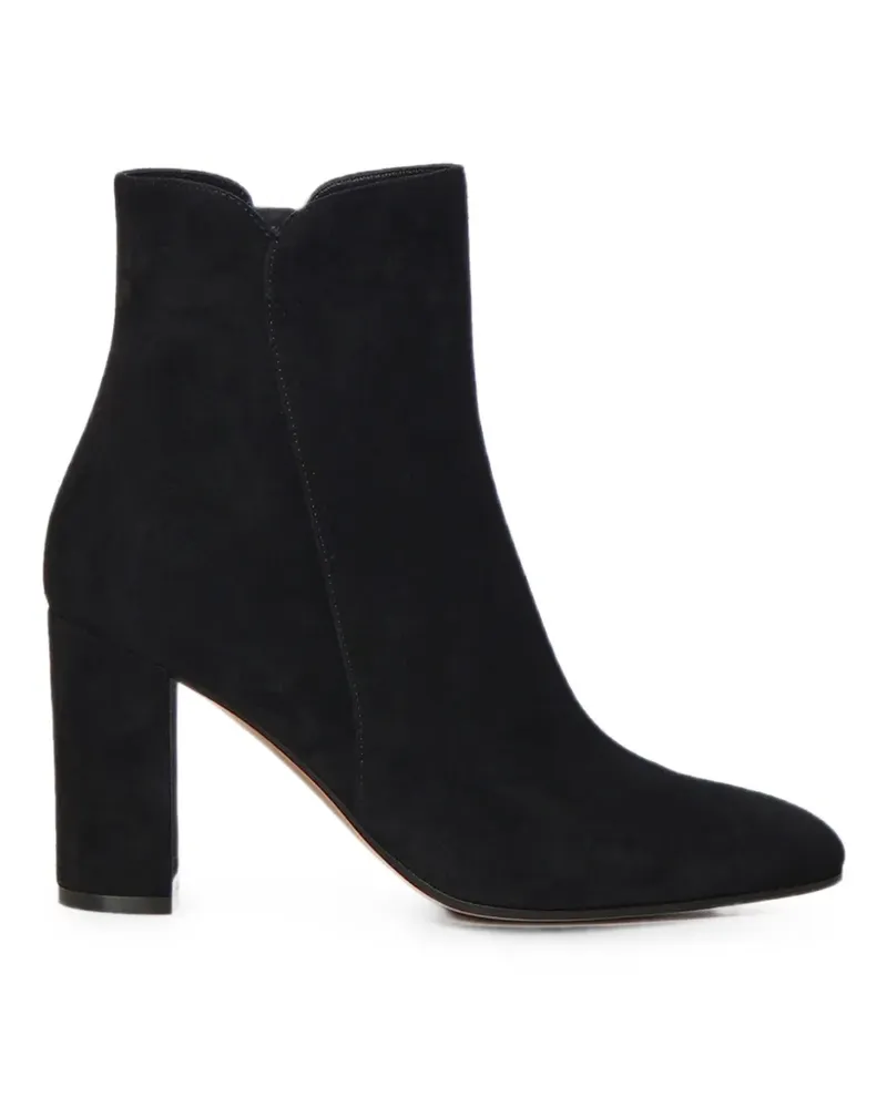 Gianvito Rossi Stiefeletten aus Wildleder 70mm - Schwarz Schwarz