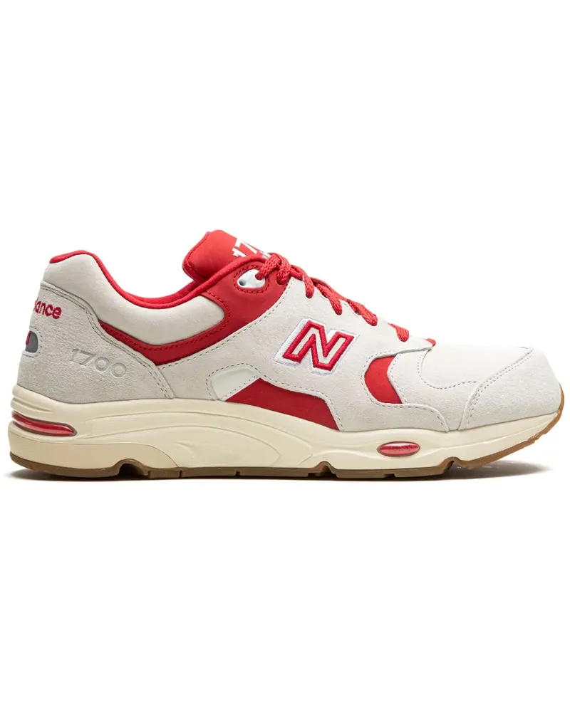 New Balance x Kith 1700 Kith - White Red Sneakers - Nude Nude