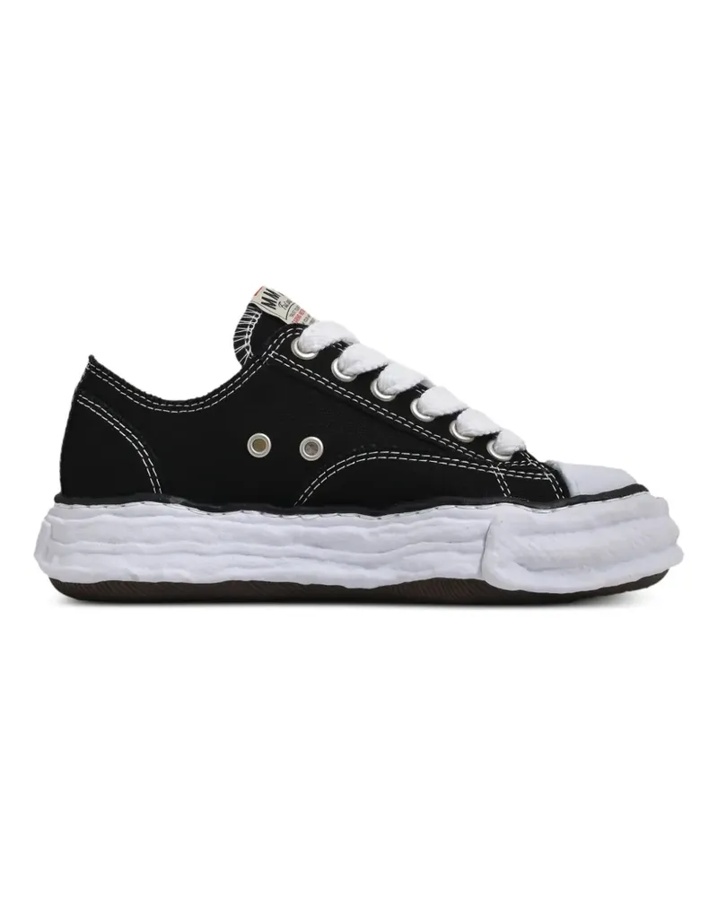 MIHARAYASUHIRO Peterson OG Low-Top-Sneakers aus Canvas - Schwarz Schwarz