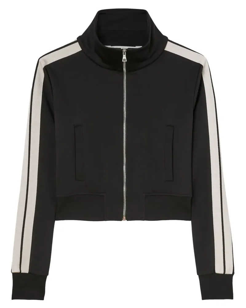 Palm Angels Sportjacke mit Streifen - Schwarz Schwarz