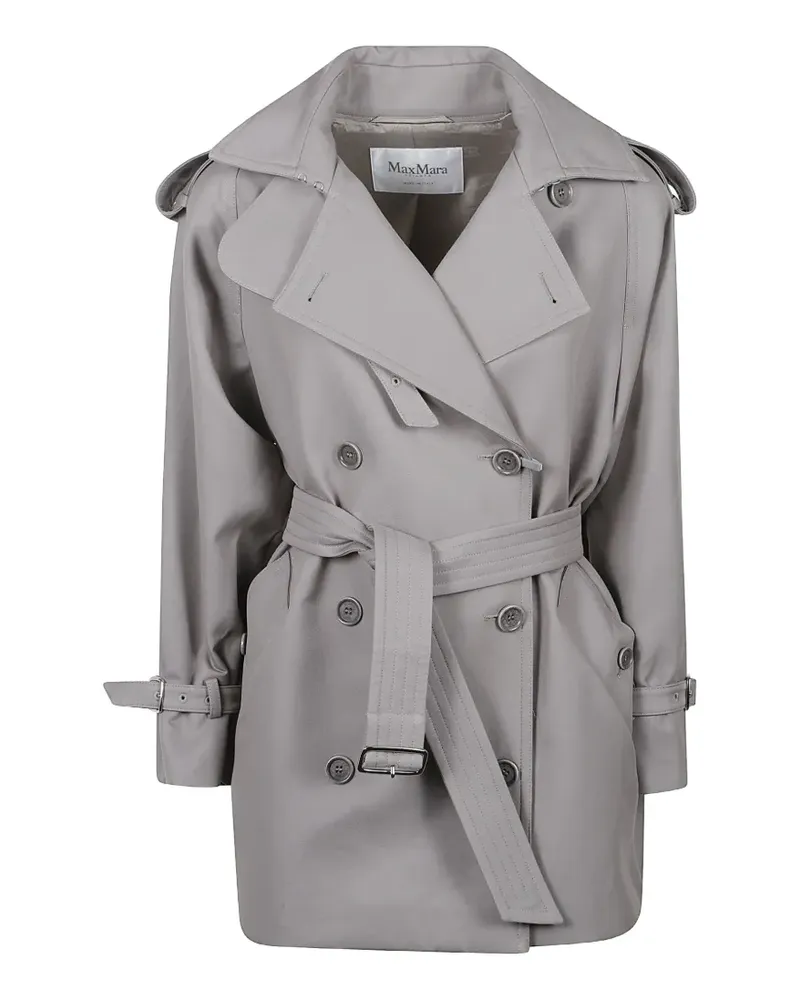 Max Mara belted trench coat - Grau Grau