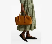 Shopper aus Wildleder - Orange
